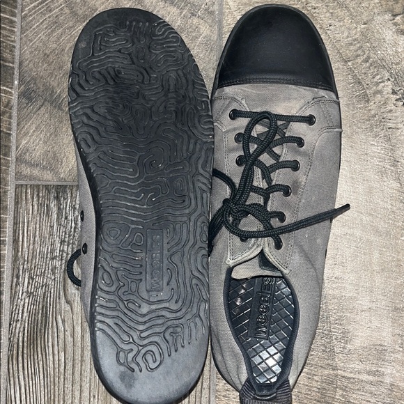 Woobies tactical Mod 1 Gray and Black Unisex Lace-Up Sneakers - Picture 6 of 7